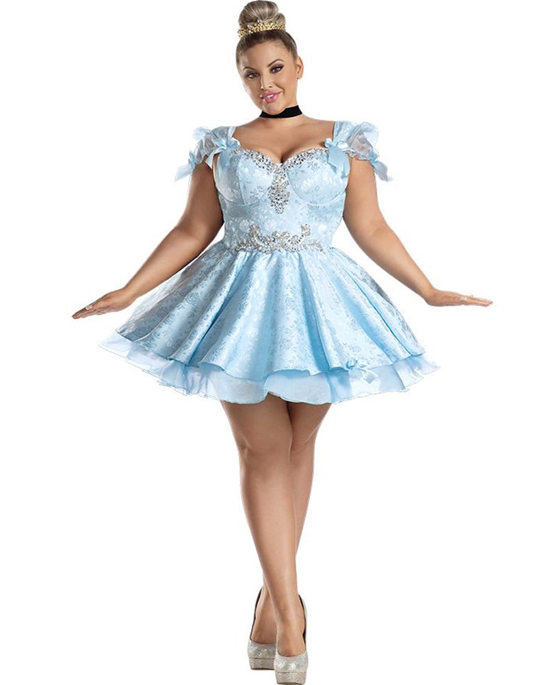 Lost Slipper Princess Womens Plus Size Costume